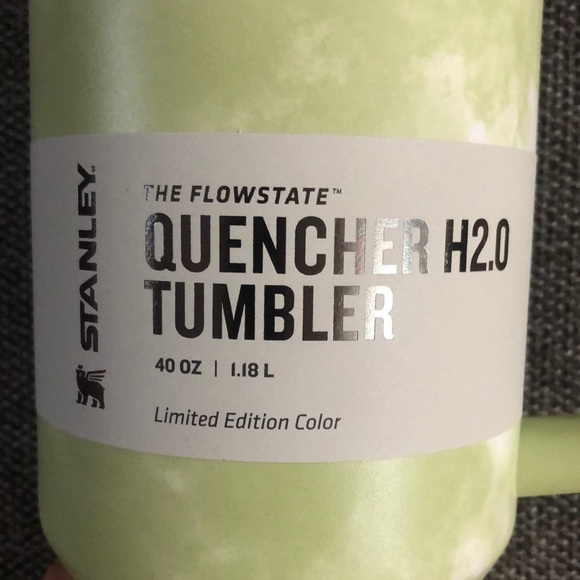STANLEY 40oz Stainless Steel H2.0 FlowState Quencher Tumbler Citron Tie Dye - Picture 12 of 17
